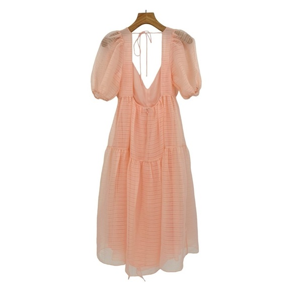 Free People Fairycore Whimsy Hailey Dress in Light Pink Size 0 - Picture 5 of 14